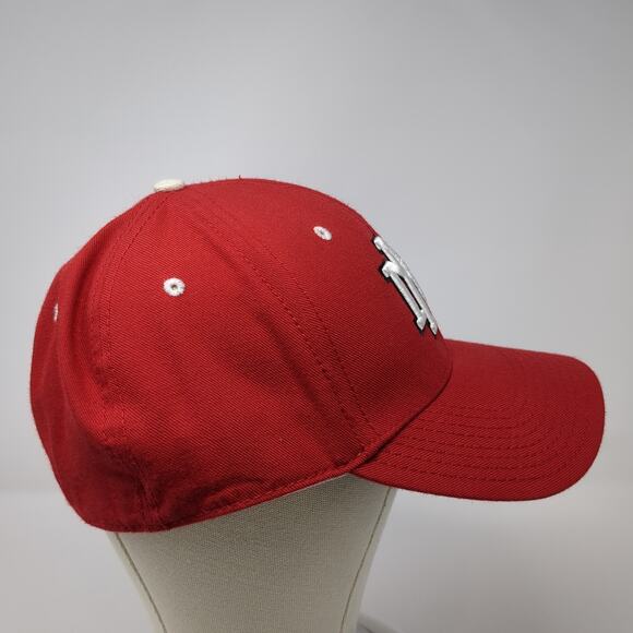 NN Crusaders Fitted Baseball Hat Red 7 1/2 Embroidered The Game Pro - Picture 5 of 10